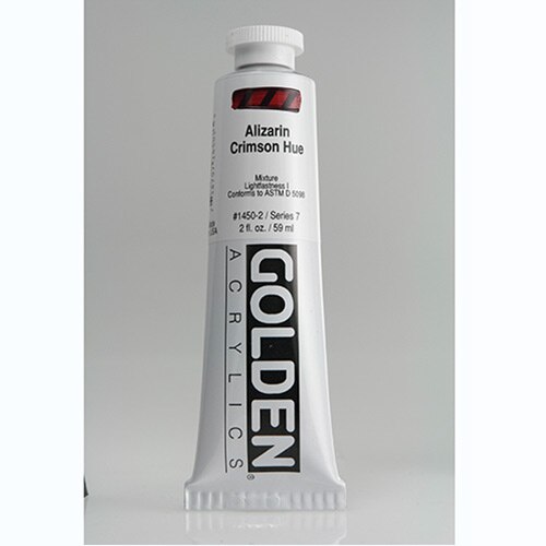 Golden, Heavy Body, Acrylic, Paint, 2oz, Alizarin Crimson Hue